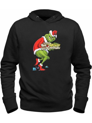 Alfa Tshirt Grinch Siyah Çocuk Sweatshirt