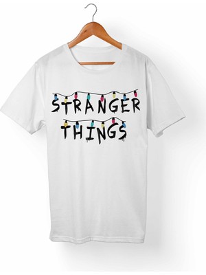 Alfa Stranger Things Çocuk Beyaz Tişört