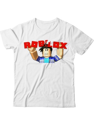 Alfa Roblox Çocuk Beyaz Tişört