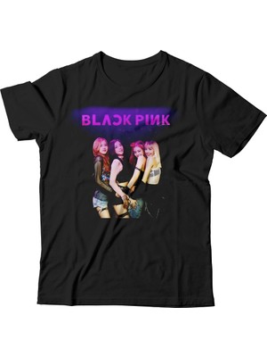 Alfa Blackpink Çocuk Siyah Tişört