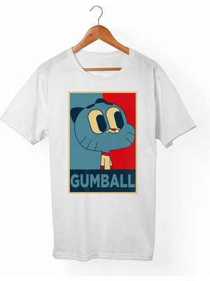 Alfa Gumball Çocuk Beyaz Tişört