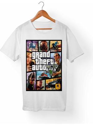 Alfa Grand Theft Auto Gta Çocuk Beyaz Tişört