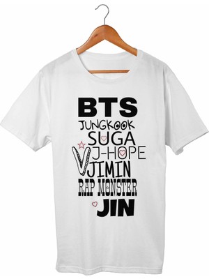 Alfa Bts Çocuk Beyaz Tişört