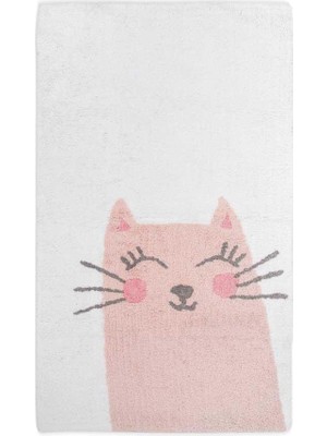 İrya Kitty Banyo Paspası Pembe 80x150