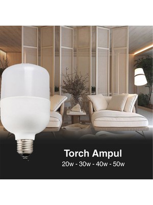 Infoled 50W Jumbo Torch LED Ampul E-27 Beyaz Işık