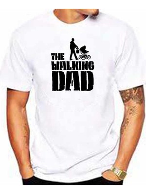 Hediye Panayırı The Walking Dad Baskılı Babalara Özel Tişört