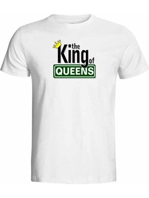 Hediye Panayırı King Of Queens Baskılı Tişört Model 2