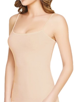 Tutku Kadın Ribana(Lıcralı) Ip Askılı Ten Atlet 6'lı Paket