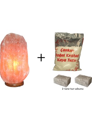 Kuzeyyıldızı Tuz Lamba Çankırı Tuz Lambası 2-3 kg Himalaya Tuz Lambası Doğal Tuz Lambası Gece Lambası Abajur