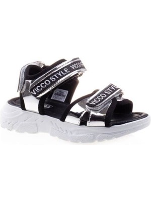 Vicco Club 321.B20Y.371 Kız Çocuk Sandalet Gümüş 22-25