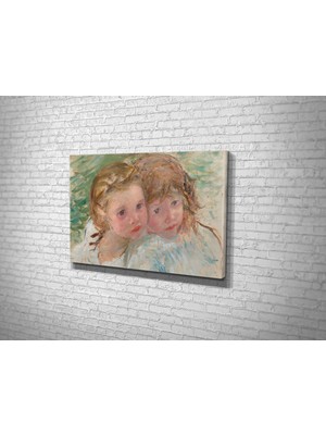 Tablo 360 Mary Cassatt- Two Little Sisters Kanvas Tablo