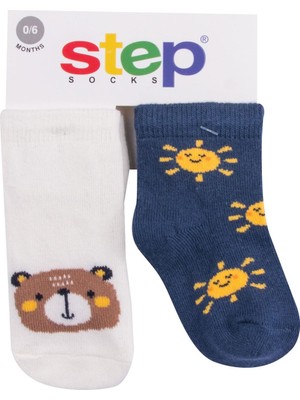 Step 2li Bear Soket Çorap 10145 Karışık Renkli