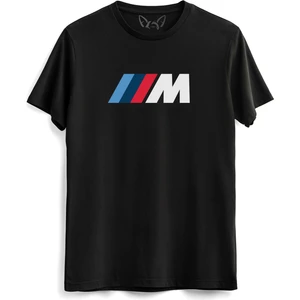 Alfa Tshirt Bmw Resim Baskılı Siyah Tshirt