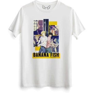 Alfa Tshirt Banana Fish Beyaz Tshirt