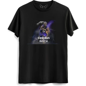 Alfa Tshirt Kobe Bryant Tasarımlı Dijital Baskılı Çocuk Siyah Tshirt