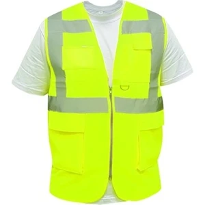 Mühendis Ikaz Yeleği Sarı