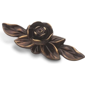 Gül Dekoratif Mobilya Çekmece Kulp Antik Sarı