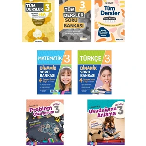 Tudem Yayınları 3. Sınıf Tüm Dersler Konu +Soru +Deneme +Branş Soru+Okuduğunu Anlama +Problem Seti