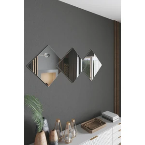 Mirror Art Dekoratif Duvar Aynası 3 Parçalı