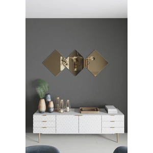 Mirror Art Dekoratif Duvar Aynası 3 Parçalı