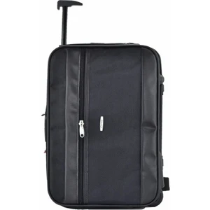 Çekçekli Kabin Boy Seyahat ve Business Çanta  42 cm Siyah
