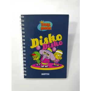 Kral Şakir Not Defteri- A6- 80YP- Çizgili / Disko (6014-2)