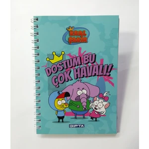 Kral Şakir Not Defteri- A6- 80YP- Çizgili / Dostum Bu Çok Havalı (6014-4)