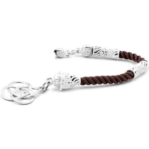 925 Ayar Gümüş Telkari Örmesi Tesbih Püskülü