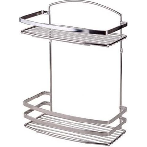 Iki Katlı Paslanmaz Çelik Banyo Rafı Mat Inox  BKK085SS