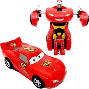 Can Oyuncak Robota Dönüşen Çek Bırak Araba