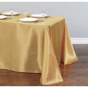 Mer Home Gold Saten Masa Örtüsü