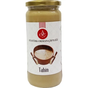 Atatürk Orman Çiftliği Aoç % 100 Susam Tahin Cam Kavanoz Net 500 gr Doğal Katkısız Doğal