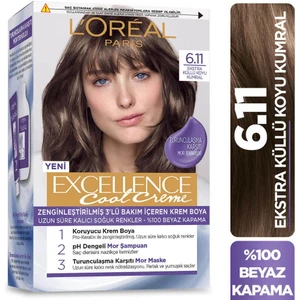 L'Oréal Paris Loreal Paris Excellence Cool Creme 6.11 Ekstra Küllü Koyu Kumral