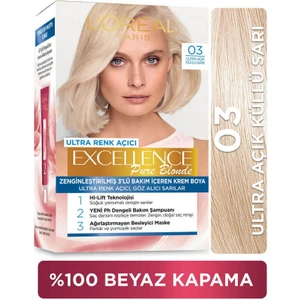 L'Oréal Paris Loreal Paris Excellence Pure Blonde 03 Ultra Açık Küllü Sarı