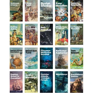 Halk Kitabevi Zeka Geliştirici Çocuk Klasikleri Seti - 18 Kitap