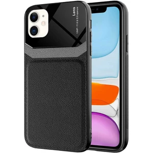 Mobaxaksesuar Apple iPhone 11 Kılıf Parlak Tpu Emiks Kapak Siyah