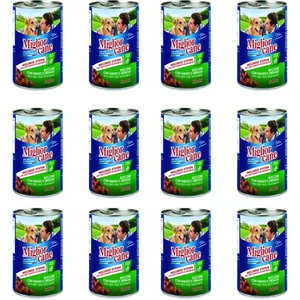 Miglior Cane Biftek  ve Sebzeli Konserve Köpek Maması 405 gr 12 Adet