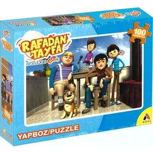 Rafadan Tayfa 100 Parça Kutulu Puzzle Adel 478