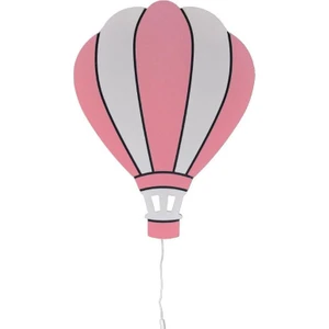 Bugy Bagy Pembe Balon Gece Lambası Dekoratif Çocuk Odası Duvar Süsü