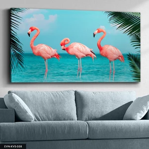 Evine Moda Flamingo Kanvas - Canvas Tablo