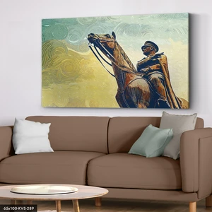 Evine Moda Mustafa Kemal Atatürk Kanvas - Canvas Tablo