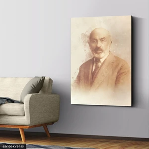 Evine Moda Mehmet Akif Ersoy Kanvas - Canvas Tablo