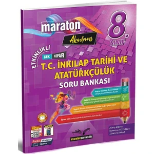 Maraton 8. Sınıf T.c Inkılap Tarihi ve Atatürkçülük Konu Özetli Soru Bankası