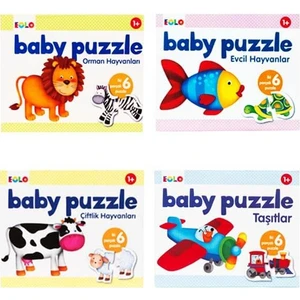 Eolo +1 Yaş 4'lü Bebek Puzzle Seti