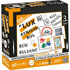 Çekirdek Zeka +3 Yaş Lux Aynısını Bul 3. Seri