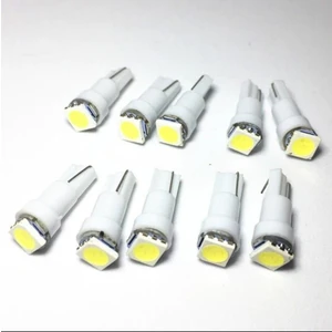 10 Adet T5 LED Smd Oto Kilometre Kadran Ambians Ampul Aydınlatma Ampulü
