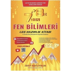Nartest Yayınevi Nartest Yayınları 7 Den 8 E Omage LGS Fen Bilimleri Hazırlık Kitabı