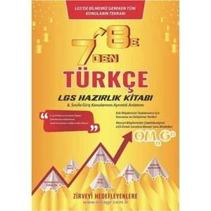 Nartest Yayınevi Nartest Yayınları 7 Den 8 E Omage LGS Türkçe Hazırlık Kitabı