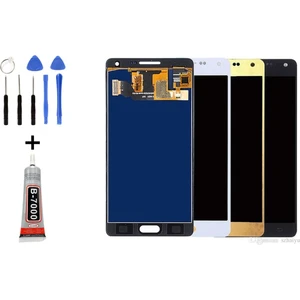 Telefon Kulübesi Samsung A5 A500 LCD LCD Ekran Dokunmatik + Tamir Seti Siyah