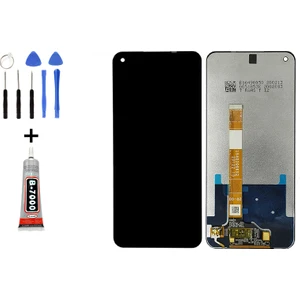 Telefon Kulübesi Realme 6 LCD Ekran Dokunmatik + Tamir Seti Siyah